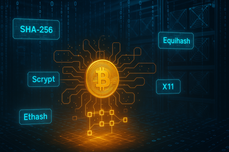 Обзор алгоритмов майнинга: SHA-256, Ethash, Scrypt и другие